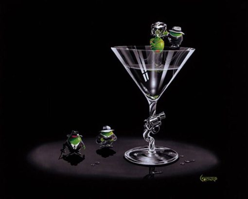 Gangster Martini - 2 Shots and a Splash