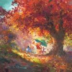 Autumn Leaves Gently Falling