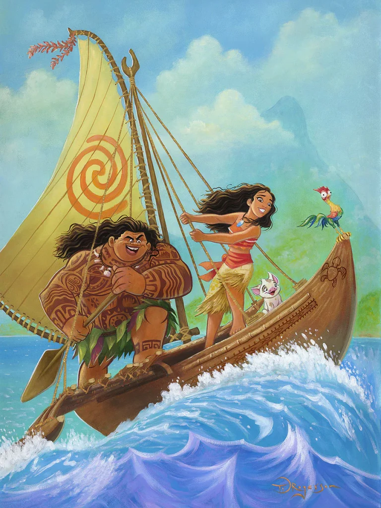 Moana Knows the Way Signed and Numbered Edition