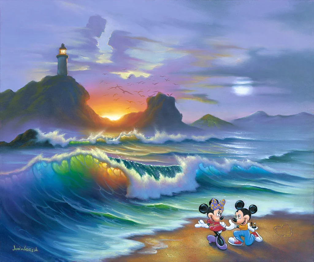 Mickey Proposes to Minnie Signed and Numbered Edition