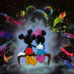 Mickey and Minnie Enjoy the View Signed and Numbered Edition